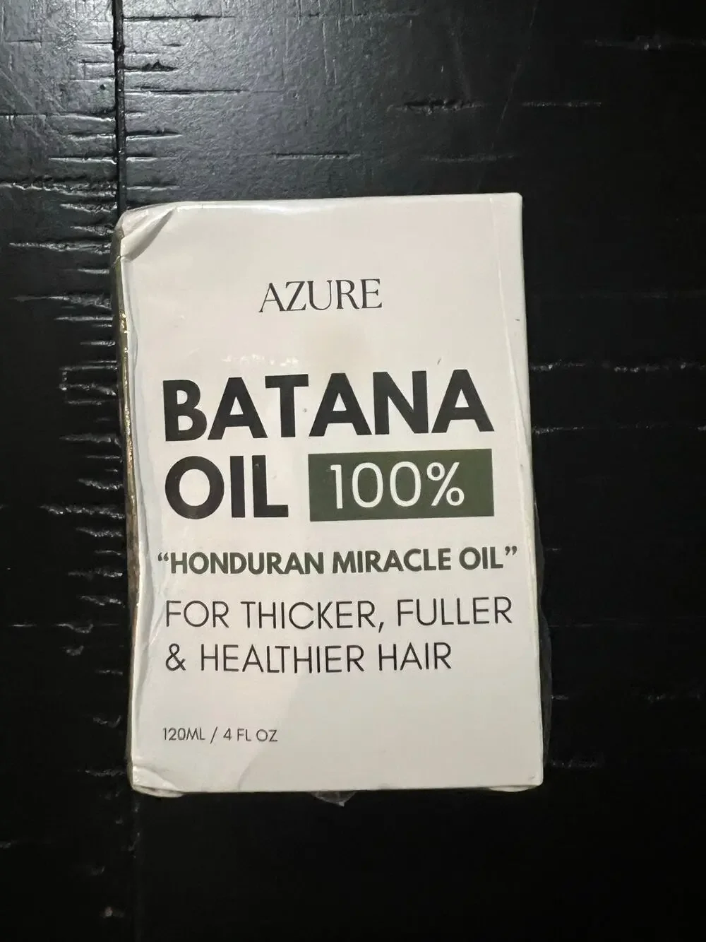 Azure 100% Pure Batana Oil 4oz Honduran Miracle Hair Growth Scalp Treatment NWT